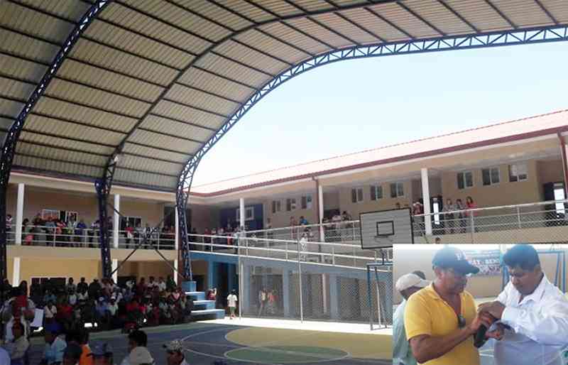 Evo participo vía telefónica en entrega de una obra pública en Yucumo-Beni