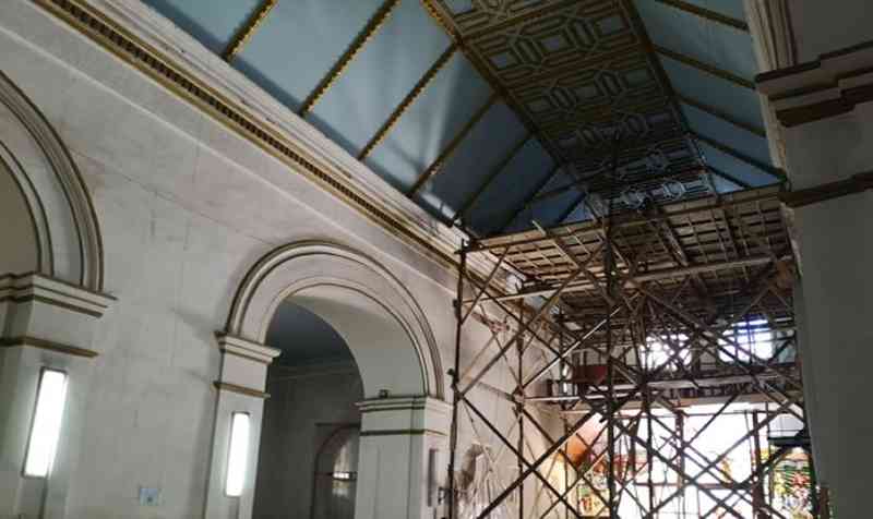 Refacción de la Catedral de Tarija tiene 75% de avance