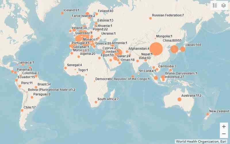 Mapa interactivo: sigue en tiempo real el avance del coronavirus por el mundo 