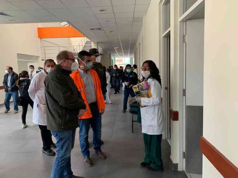 Activan centro en Tarija para atención de pacientes con Covid-19