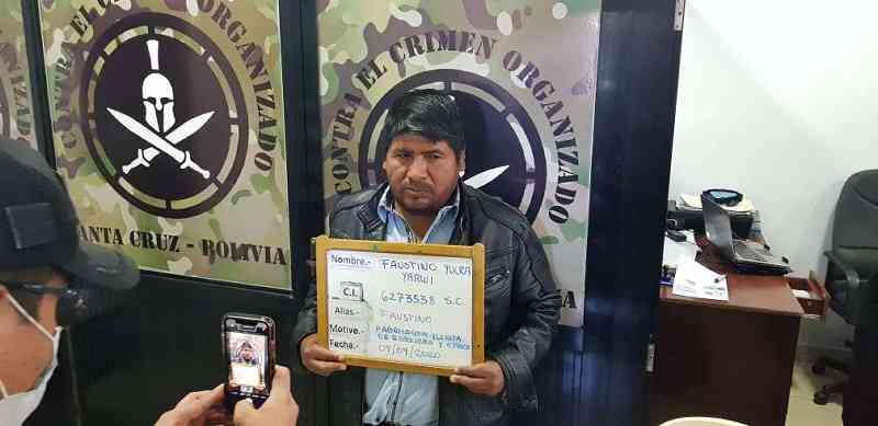 Envían a Palmasola a Faustino Yucra, dirigente del MAS acusado de planear con Evo un “cerco” a las ciudades