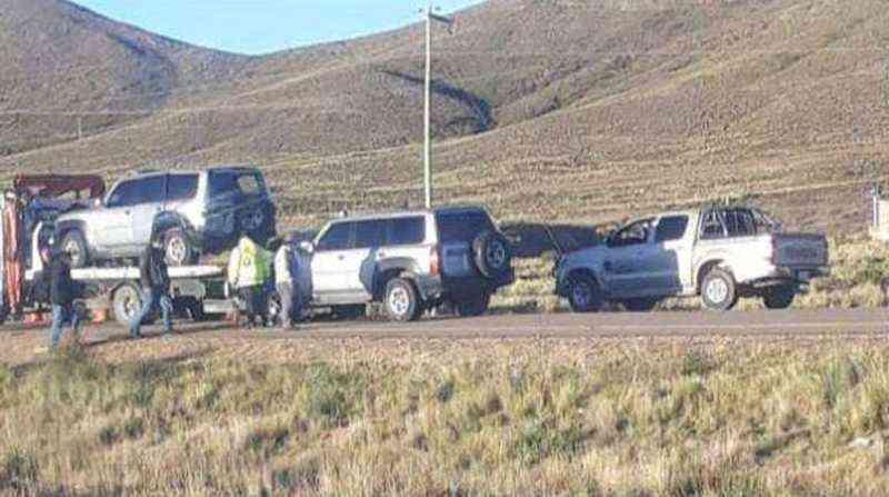 Delegación del ministerio de Justicia sufre accidente de tránsito en ruta a Pisiga