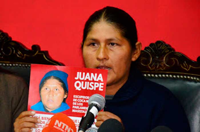 Diputada Quispe sobre la emboscada: “Puedo creer que estaría montado”