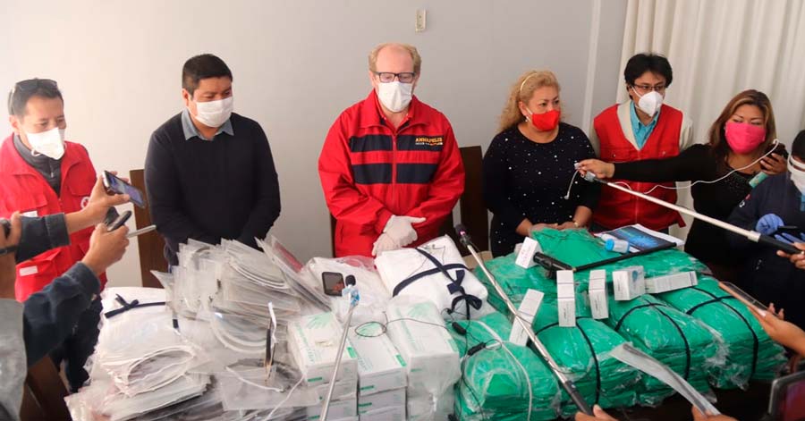 Gobernación de Tarija entrega material de bioseguridad para reforzar tareas de control y prevención en el Chaco