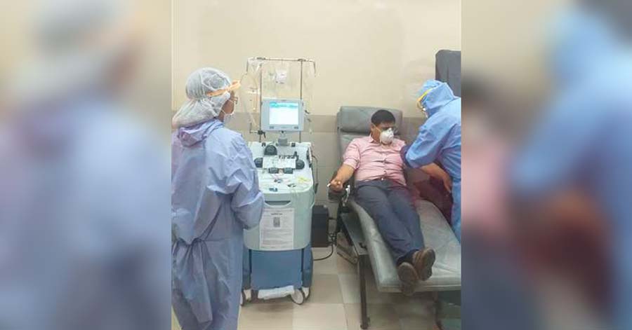 Bolivia usará plasma sanguíneo 