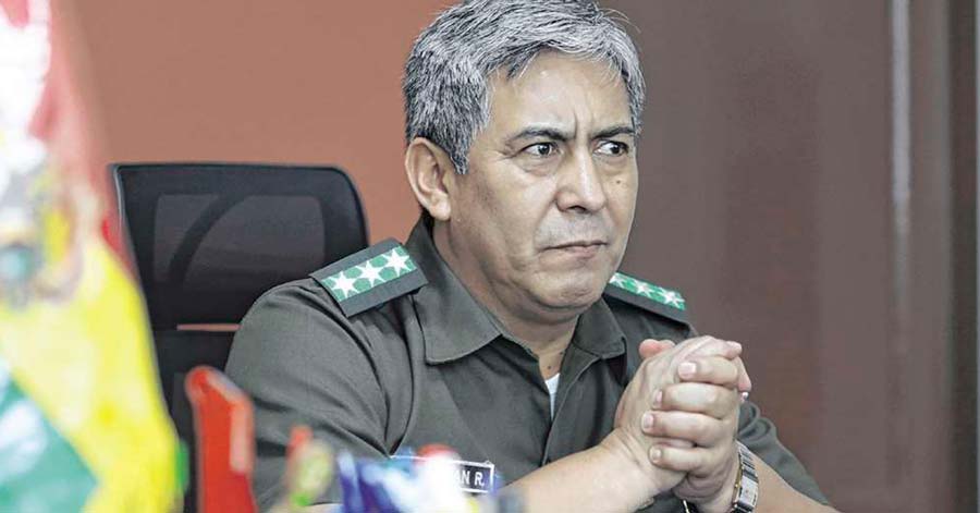 Comandante de la Policía, aislado por coronavirus, pide que oren por su recuperación