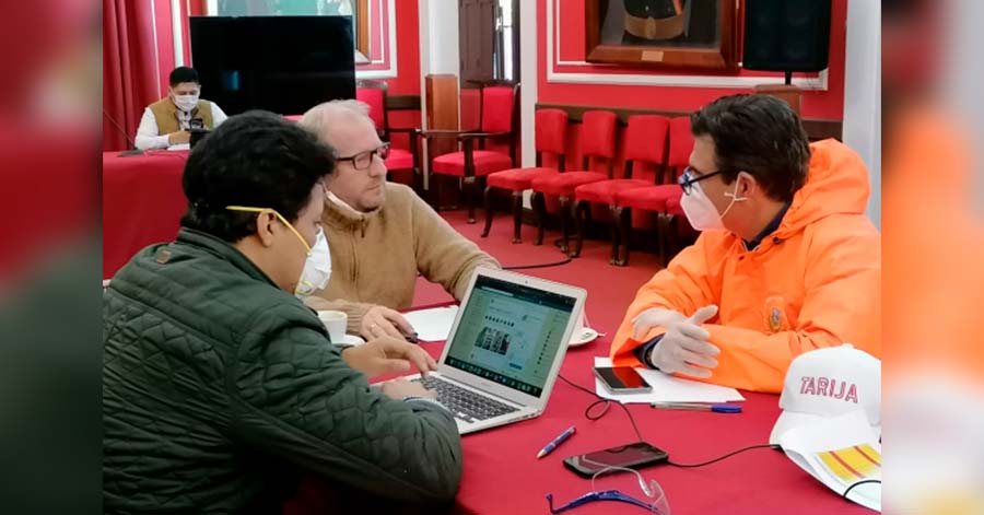 Rodrigo Paz plantea elaboración de un protocolo departamental para el manejo de la cuarentena en Tarija