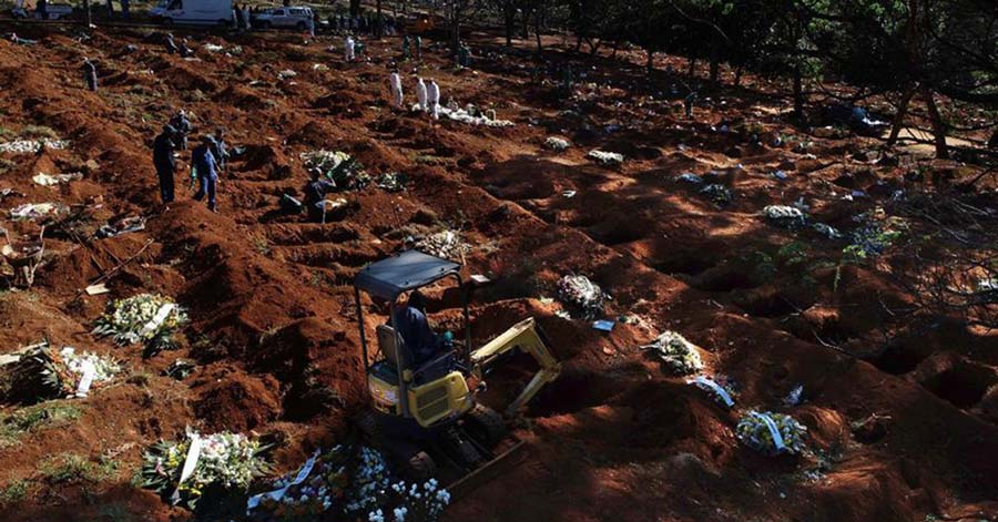 Brasil reportó 1.124 nuevas muertes por coronavirus y ya es el quinto país con mayor cantidad de decesos a nivel global