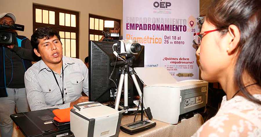 TSE descarta nuevo proceso de empadronamiento y miles de bolivianos no podrán votar