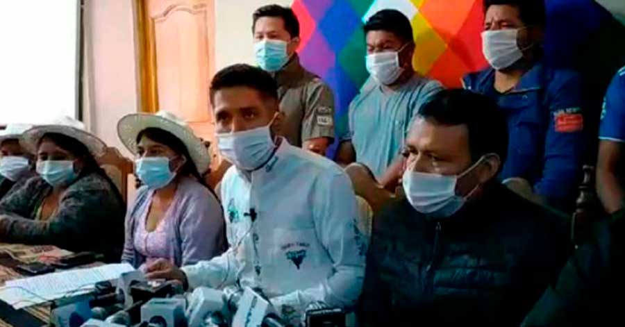 Andrónico y Gutiérrez advierten con tomar el poder en las calles en caso de fraude