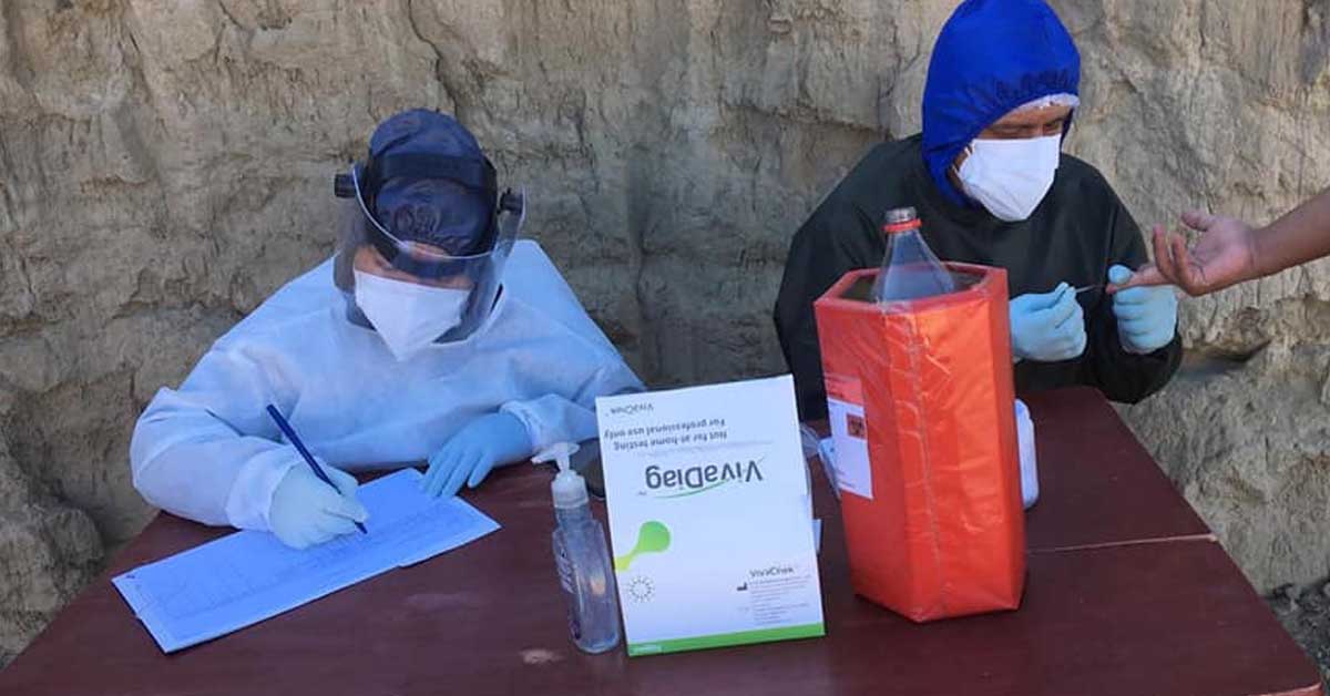 Tarija contabiliza las pruebas rápidas reactivas como positivas a covid-19