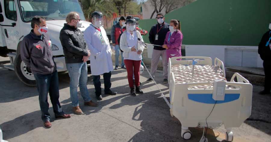 Hospital Regional San Juan de Dios recibe 25 camas para Sala de Terapia Intensiva Covid-19