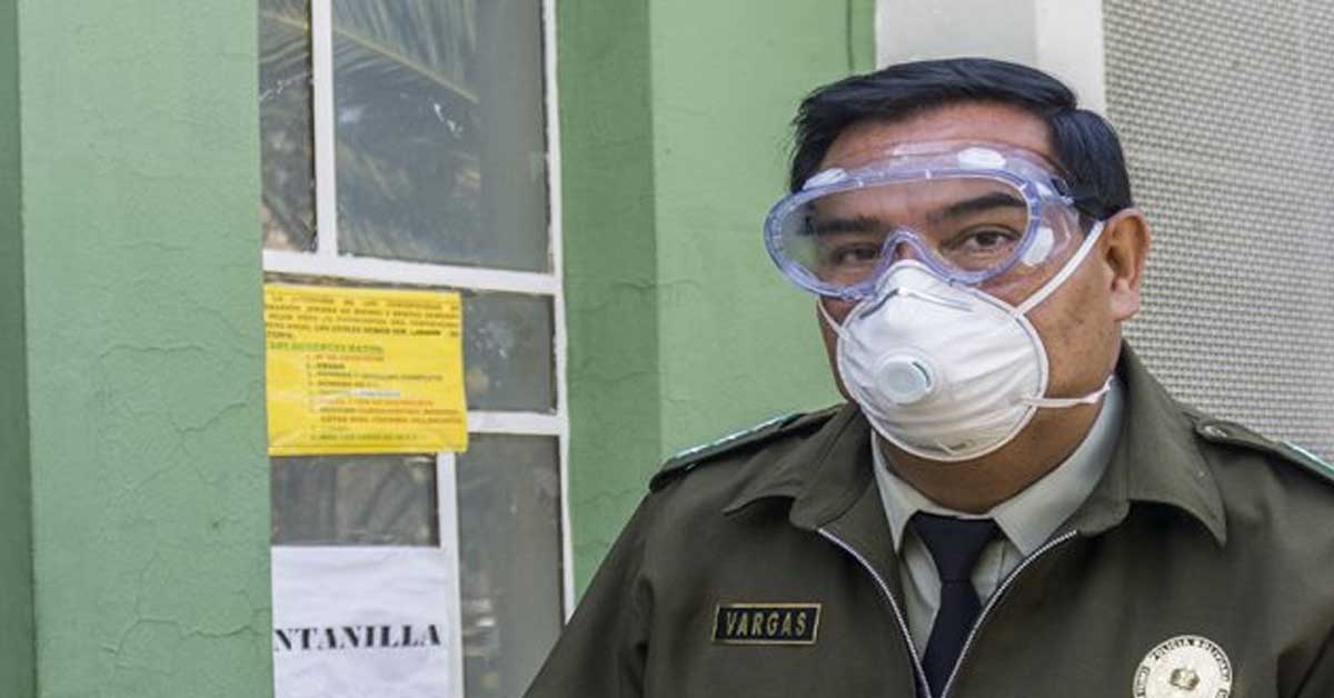 Coronel Eduardo Vargas Lema retoma sus funciones tras vencer el coronavirus