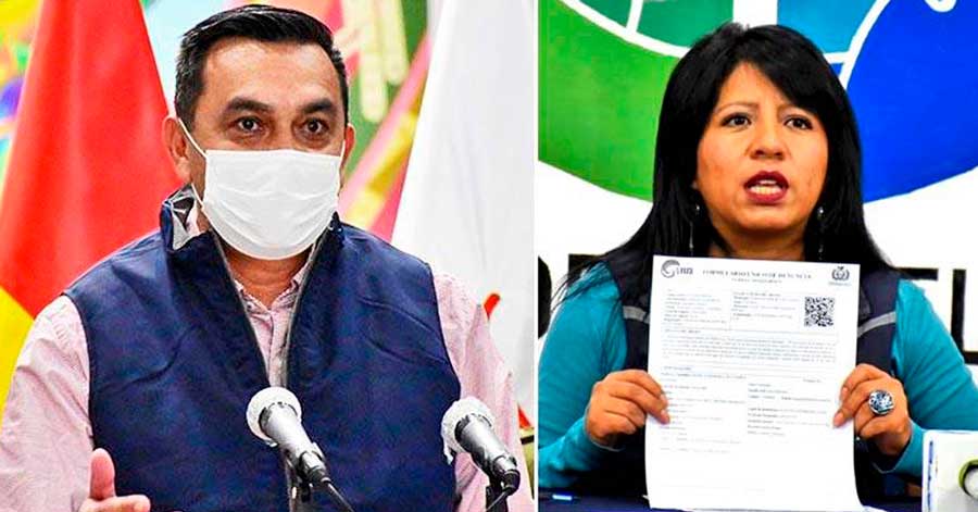 Ministro Núñez y Nadia Cruz formalizan denuncias penales uno contra el otro