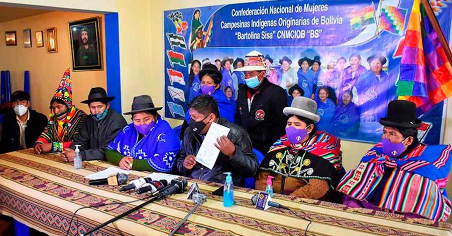 MAS cierra filas contra postergación y Pacto de Unidad activa protestas 