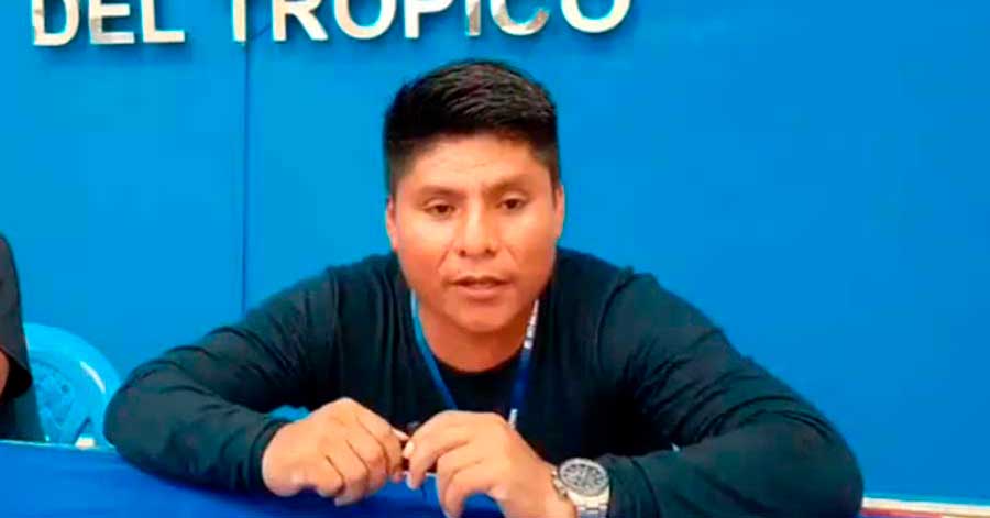 Loza asegura que presuntos grupos armados “no corresponden” a organizaciones de Trópico