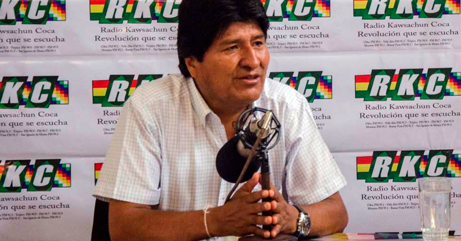 Evo dice que ahora se conoce a quienes estaban en el MAS solo por un cargo