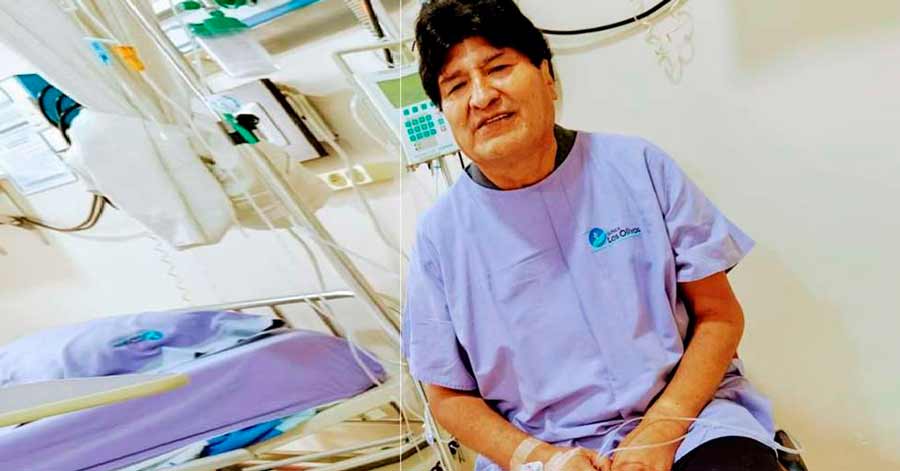 Evo dice que está bien y agradece a las plantas y medicinas que le fueron enviadas