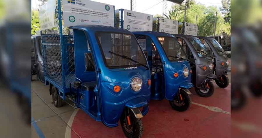 Alcaldía recibe “motocarros” para el proyecto piloto de recolección diferenciada de basura