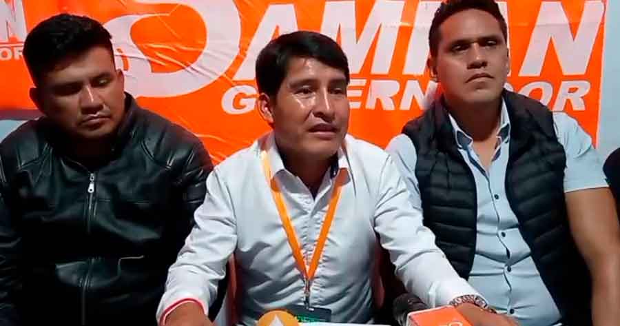 Damián Condori dice haber ganado la segunda vuelta para la Gobernación en Chuquisaca