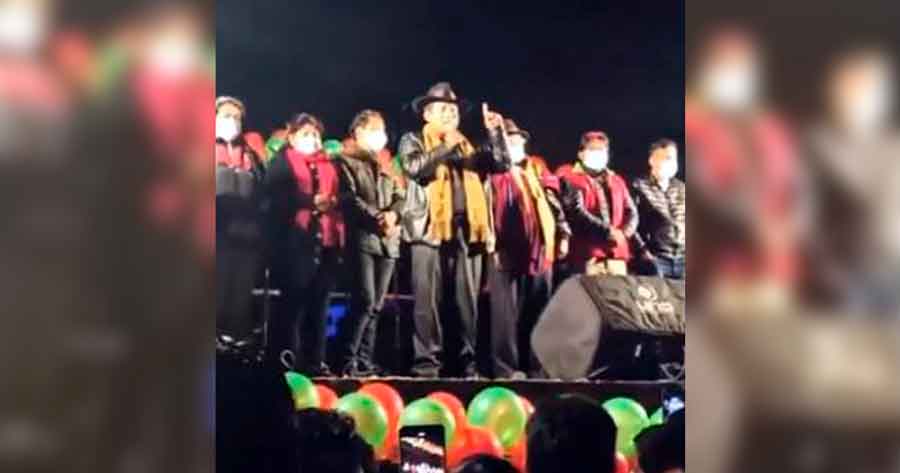 Santos Quispe se declara ganador y lo dedica a su padre ‘El Mallku’