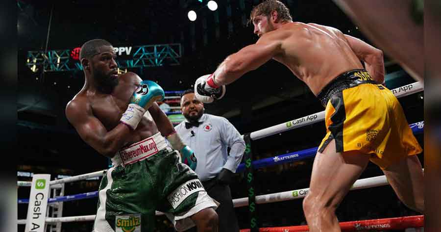 Floyd Mayweather reveló la fortuna que ganó por lucir parches en los pantalones durante la pelea contra Logan Paul