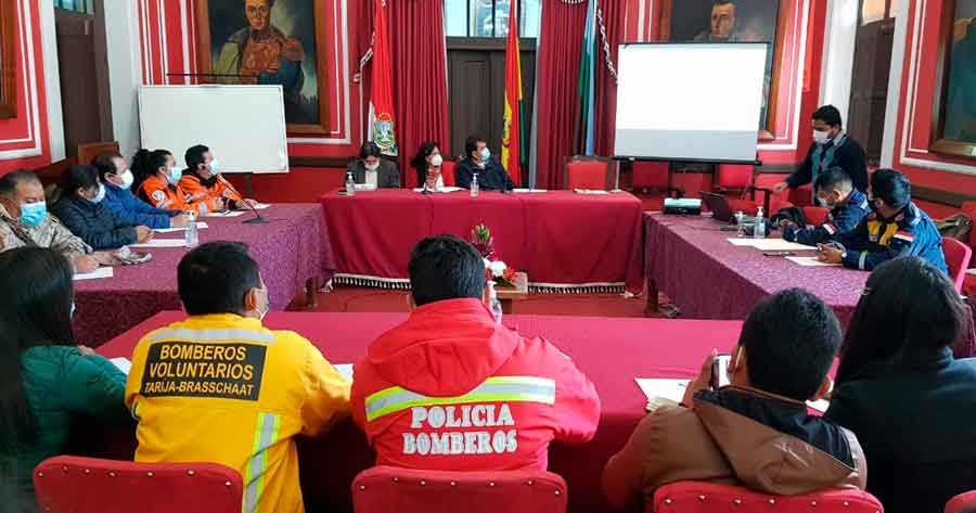 Gobernación presentó Plan departamental de contingencia contra incendios forestales 