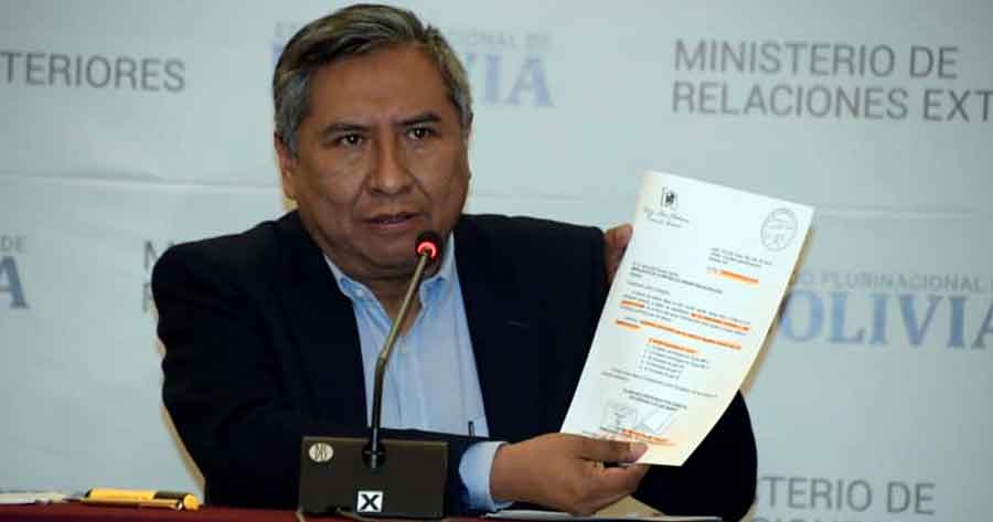 La Cancillería denuncia que el gobierno de Mauricio Macri envió material bélico a Bolivia en 2019