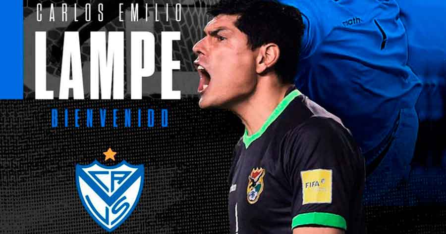Carlos Lampe se convirtió en el primer refuerzo de Vélez Sarsfield