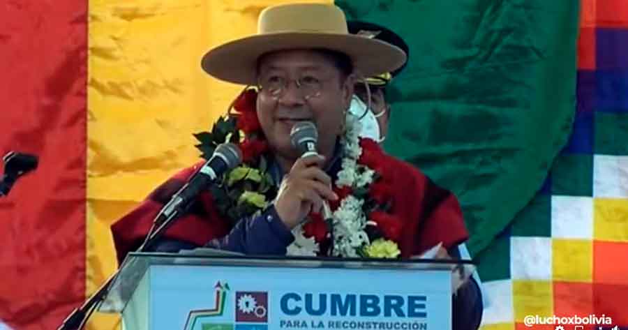 Arce aprovecha una cumbre económica en Tarija para insistir en la teoría del ‘golpe de Estado’