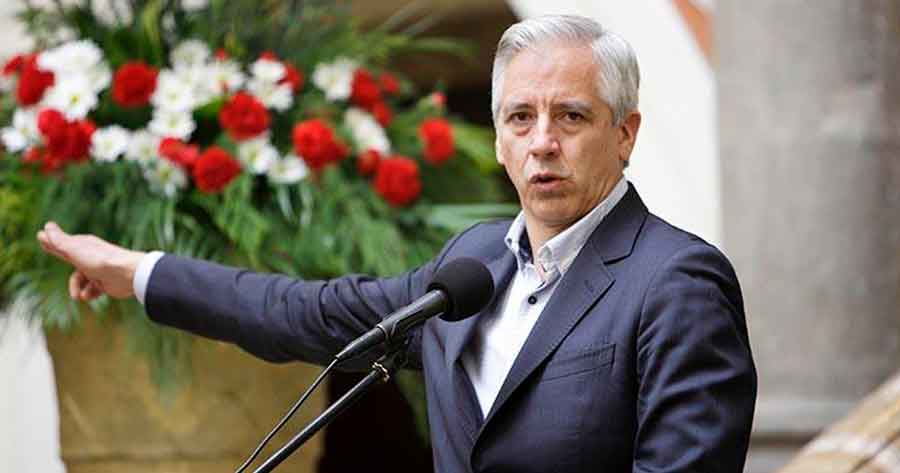 García Linera plantea revisar impuestos, mirar propiedades y cuentas bancarias para contener a la oposición 