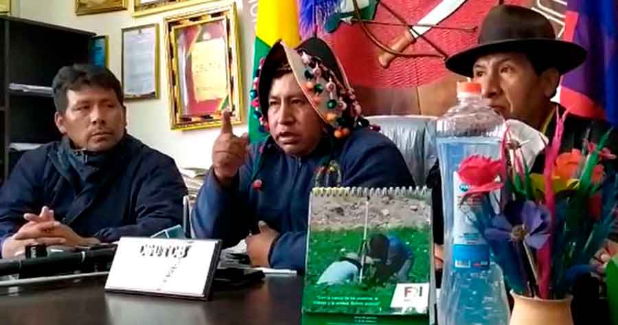 Ejecutivo de la CSUTCB a opositores: ‘Si quieren declarar guerra civil, que declaren, vamos a enfrentarlo’