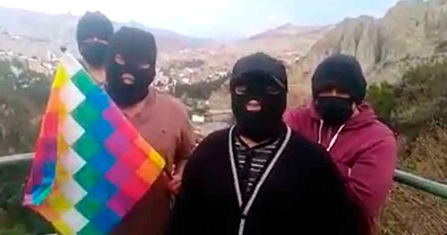 Unidad de Cibercrimen investiga el video de encapuchados que amenazaron a Camacho