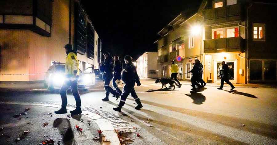 Noruega: un hombre mató al menos cinco personas en un ataque con un arco y flechas