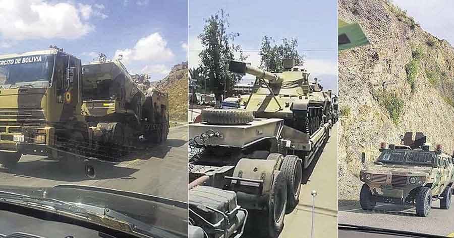 El Ejército envía tanques a todo el país para inédito desfile militar