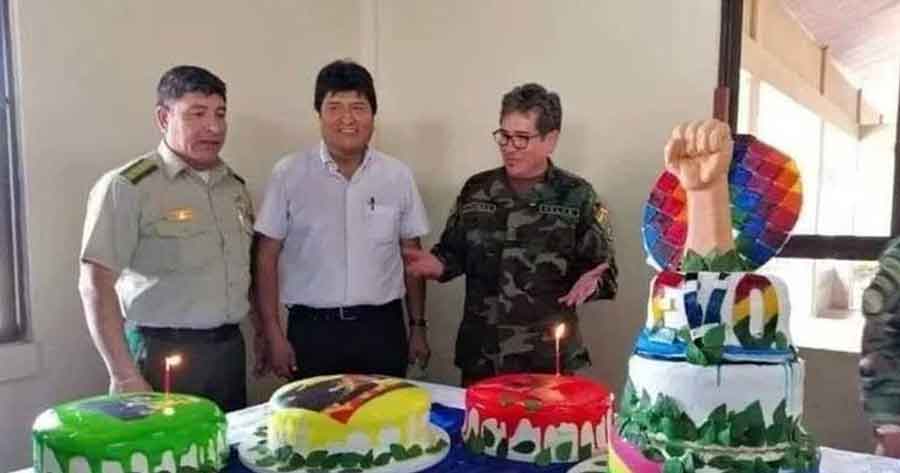 Revelan datos de la cercana relación entre Evo Morales y el ex jefe policial acusado de narco e investigado por la DEA