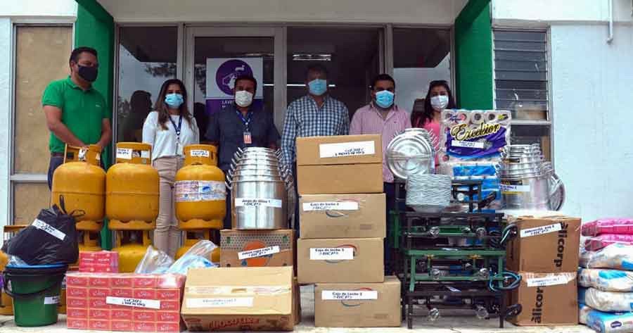 Gobernación recibe donaciones del BCP para damnificados de O´Connor