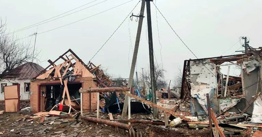 Un bombardeo ruso destruyó un pueblo ucraniano de 600 habitantes que no tiene instalaciones militares 