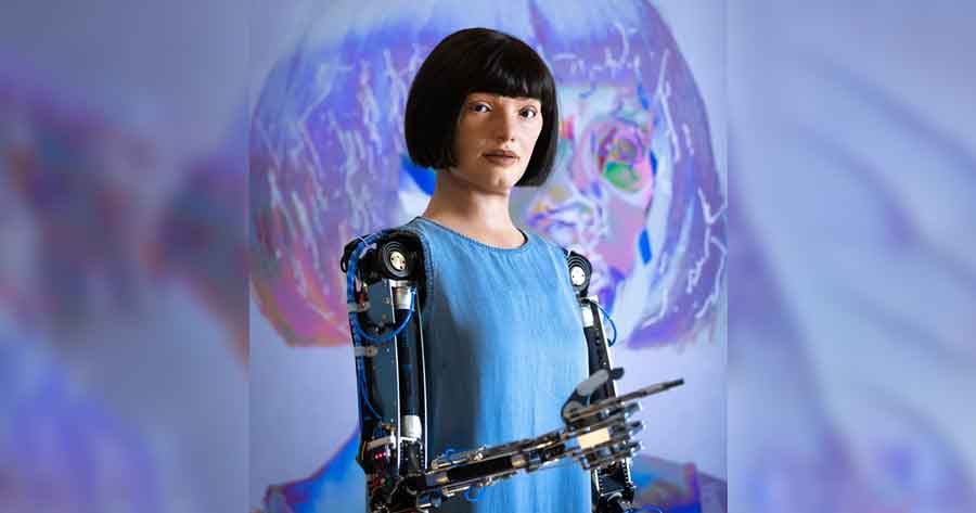 Esta es Ai-Da, la primera robot artista