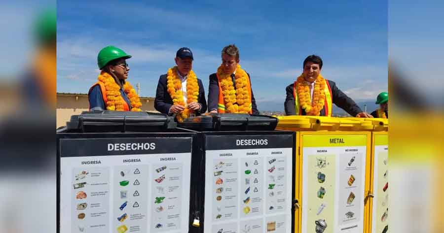Con apoyo de la cooperación Sueca: Alcaldía de Tarija entrega centros de compostaje y reciclaje que son modelo a nivel nacional para tratar la basura