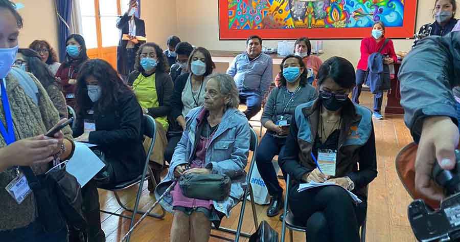 Amparo Carvajal, Andrónico y más de 10 veedores acreditados observan las entrevistas a los postulantes a Defensor del Pueblo