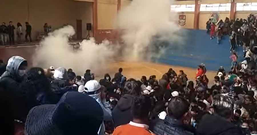 Caso UATF: Del Castillo informa que se identificó al sujeto que proporcionó la granada