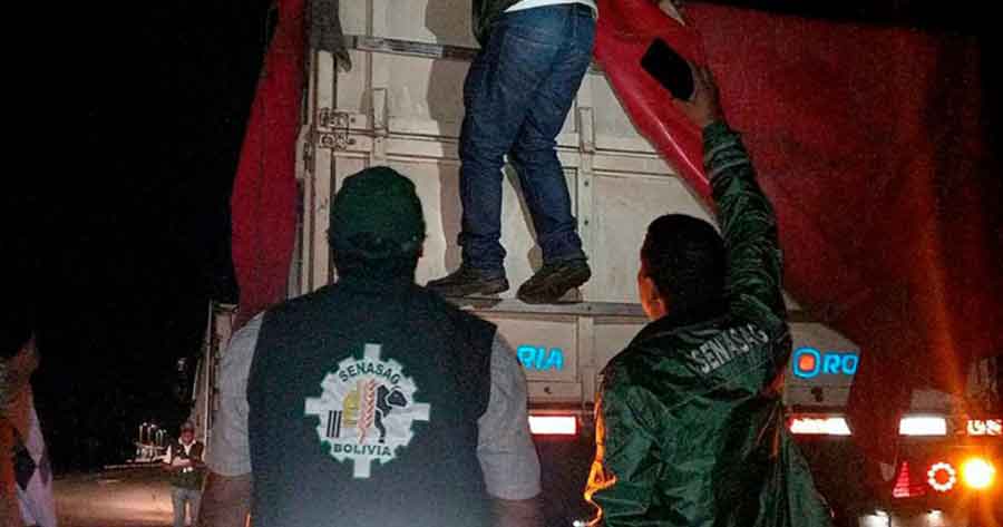 Tarija: Contrabandistas agreden a funcionarios del SENASAG y sustraen mercadería decomisada 