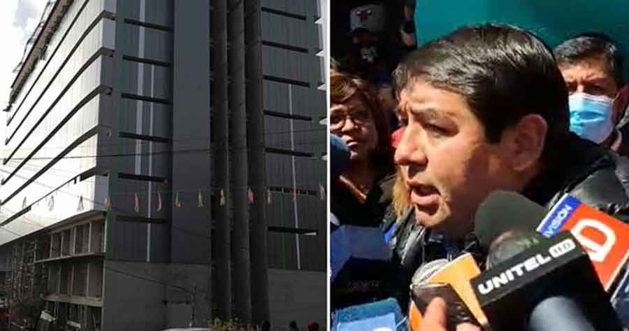 Propietario sostiene que fue ‘atentado’ el incendio en la construcción del Mall en La Paz