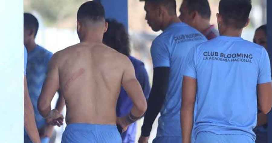 Hinchas de Blooming agredieron a jugadores y pintaron sus vehículos