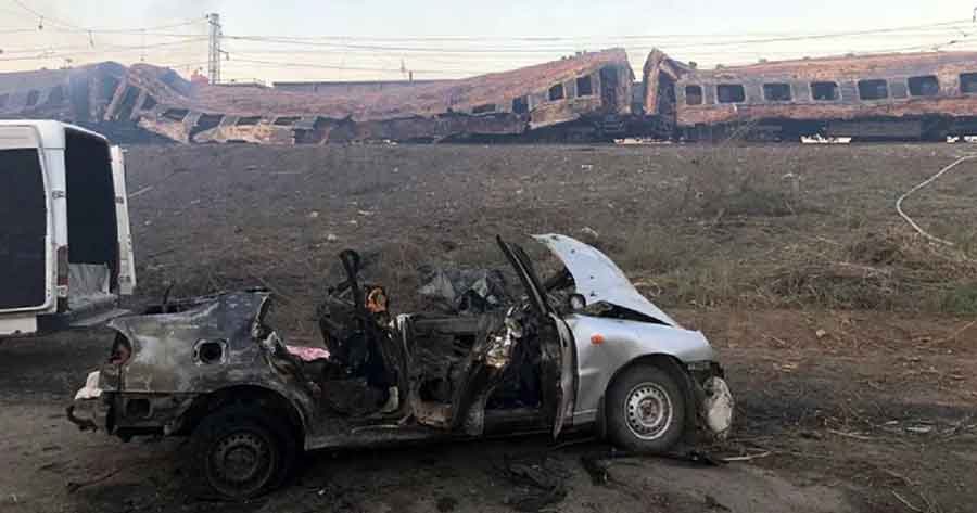 Rusia bombardeó una estación de trenes en Ucrania: al menos 22 muertos y 50 heridos