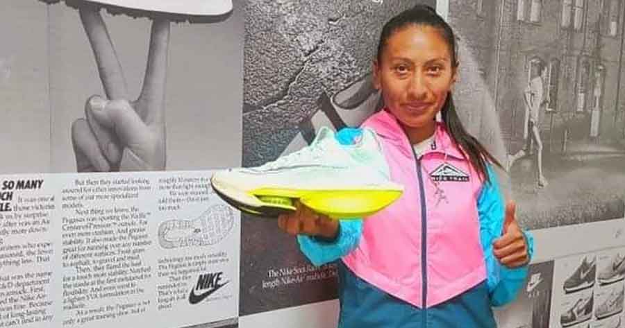 La destacada fondista Camargo es una “Atleta Nike” en Bolivia 