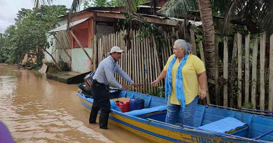 Suben a 622 los damnificados por el desborde del río Acre en Cobija 