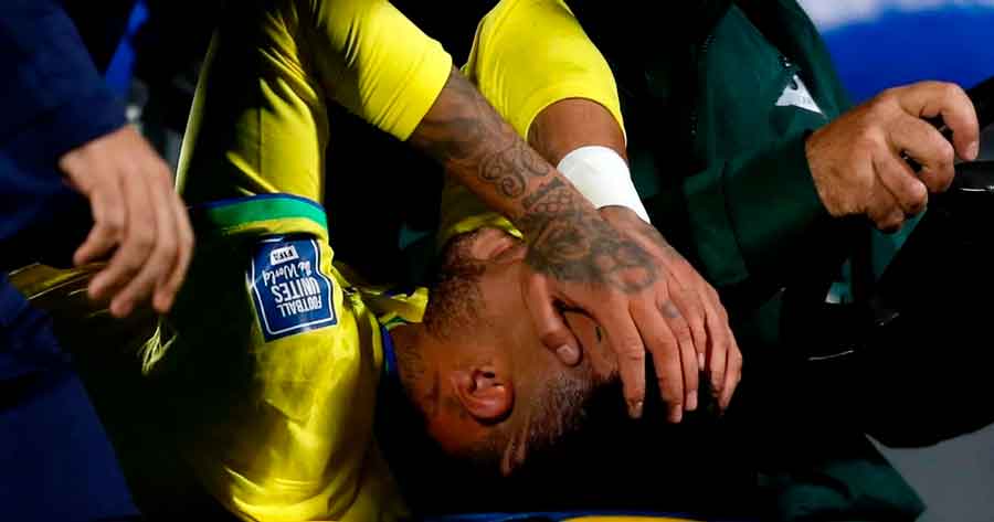 Neymar sufrió la rotura del ligamento cruzado y del menisco de la rodilla izquierda: cuántos meses estará inactivo