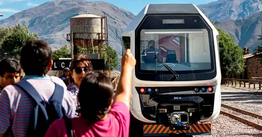 El Tren de la Quebrada, el primer ferrocarril solar con baterías de litio de América Latina, fabri